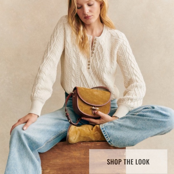 Sezane Bree Jumper Cream - Size XS - Picture 8 of 9